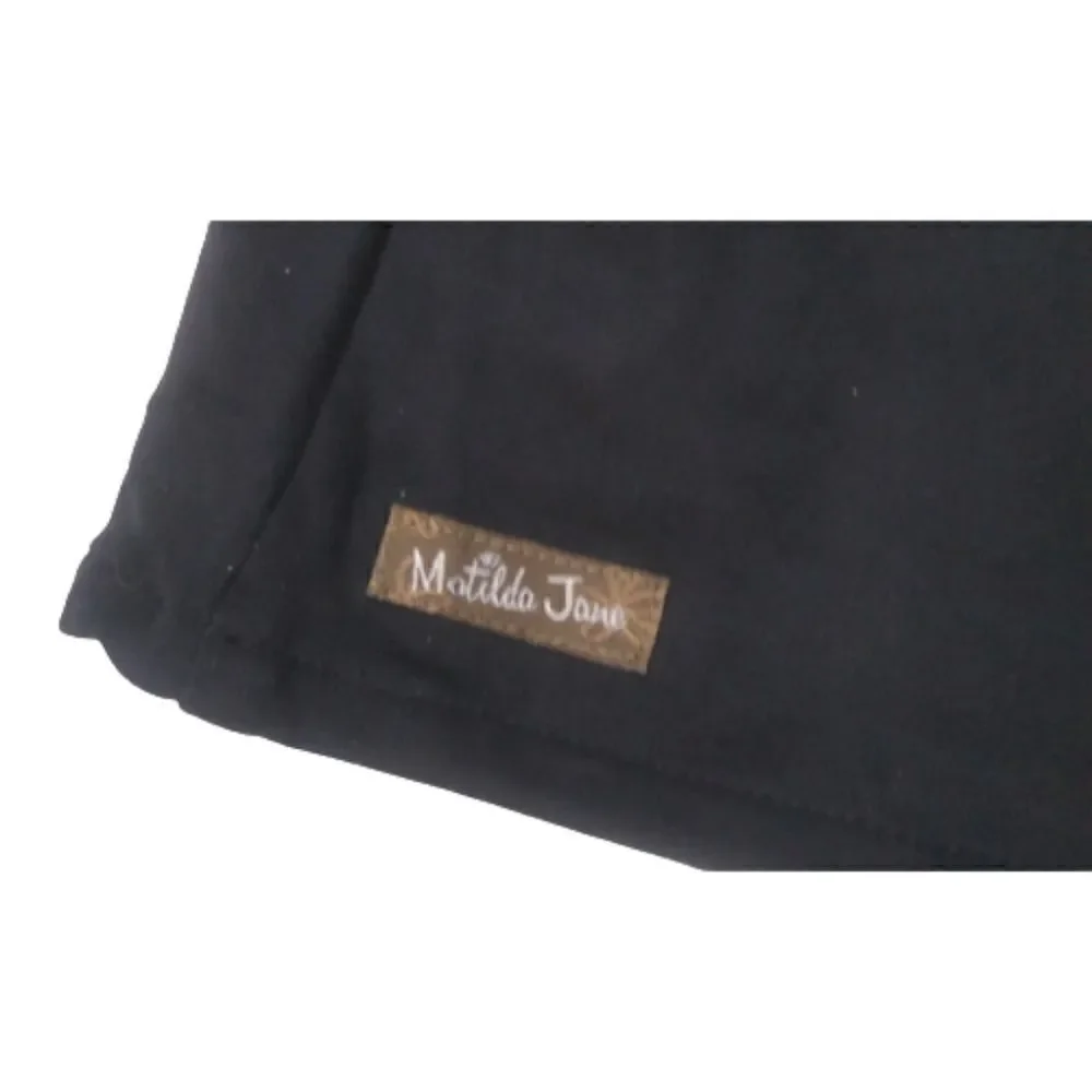 Matilda Jane NWT Navy Blue Elastic Waist Skirt With Pockets Size XS (Wom…